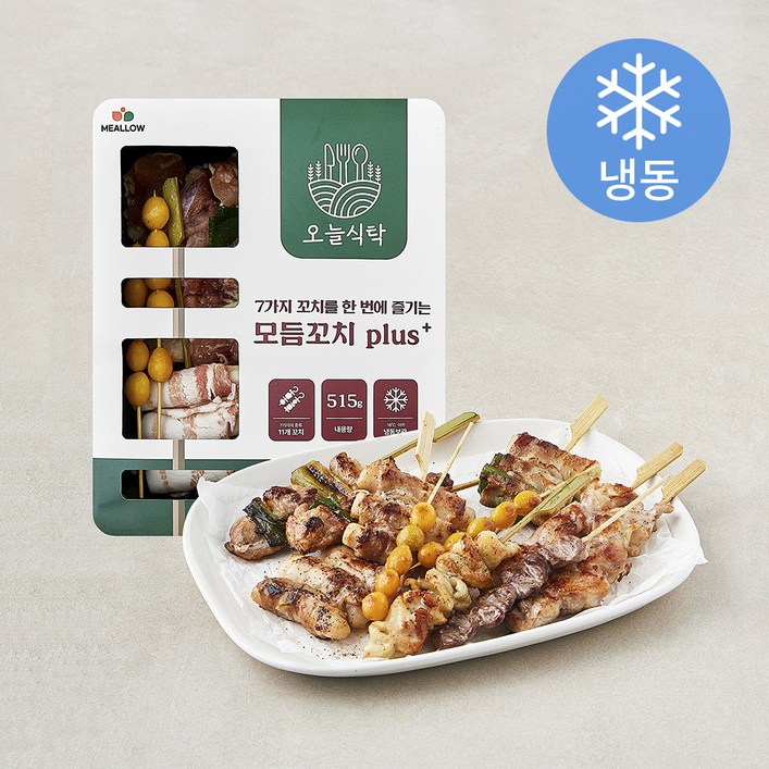 로켓프레시 오늘식탁 모듬꼬치 플러스 냉동, 515g, 1개