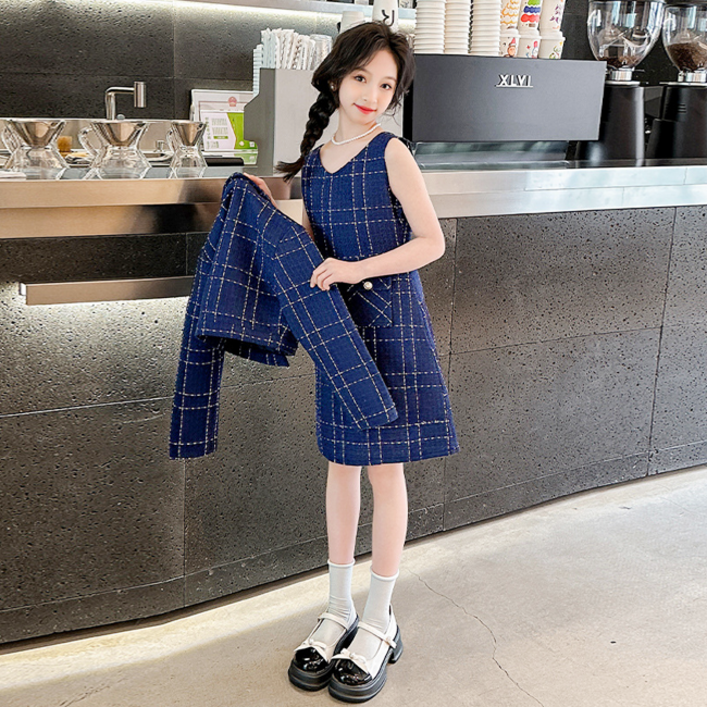 미소파파 다소니 크롭 자켓 원피스