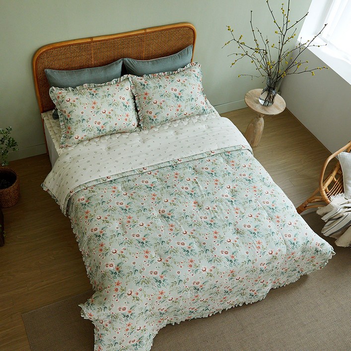 로라애슐리 캐리 60수 모달 간절기 이불