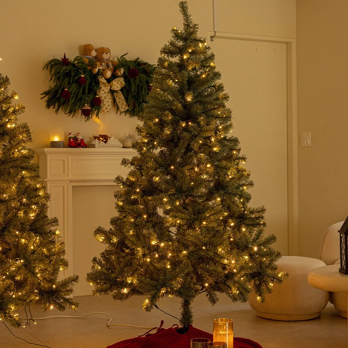 조아트 전구일체형 킥글로우 볼륨 빵빵 크리스마스 트리