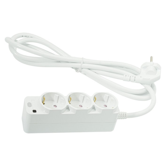 라맥스 스마트 유선형 멀티탭 3구 RPG4, 2m, RPG430C, 1개