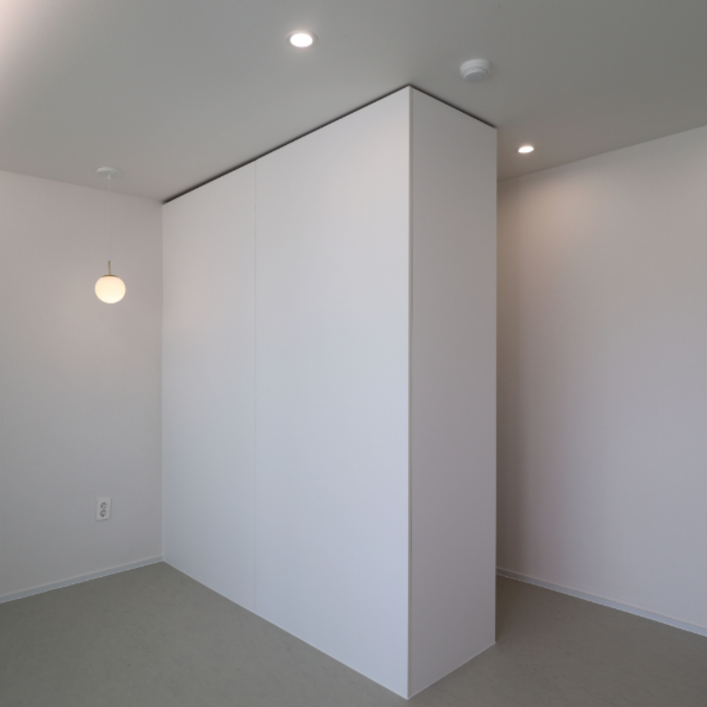 한솔홈 가벽 붙박이장 공간분리 옷장 드레스룸 가구