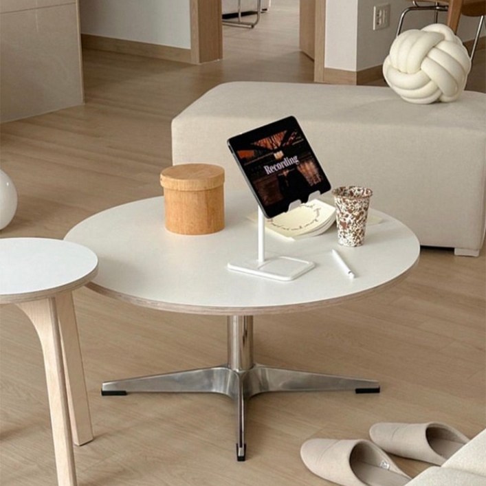 오그레 자작 HPL 호마이카 원형 소파 테이블