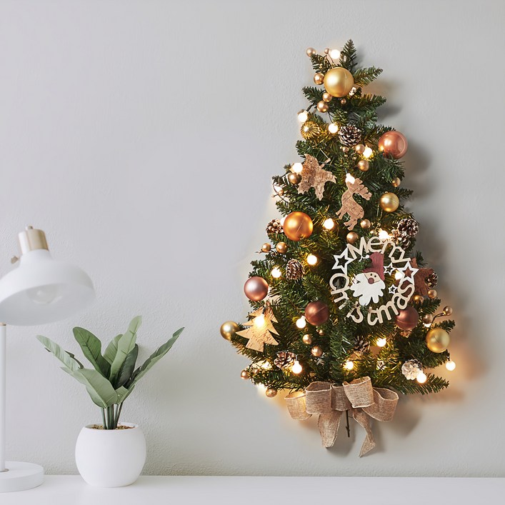 아웃팅 하프벽트리, 로즈골드, 벽트리 대80cm