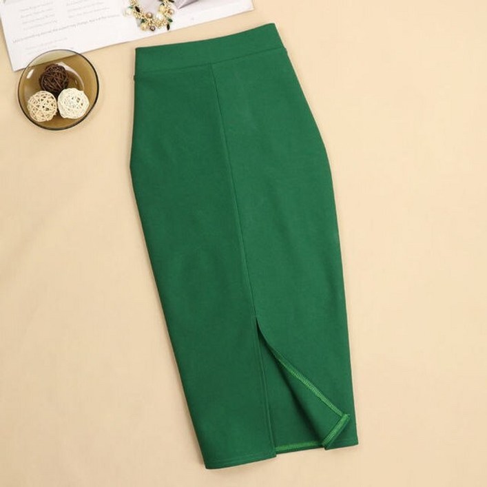 가을 니트 여름 여성 스커트 슬림 기질 여성 스커트