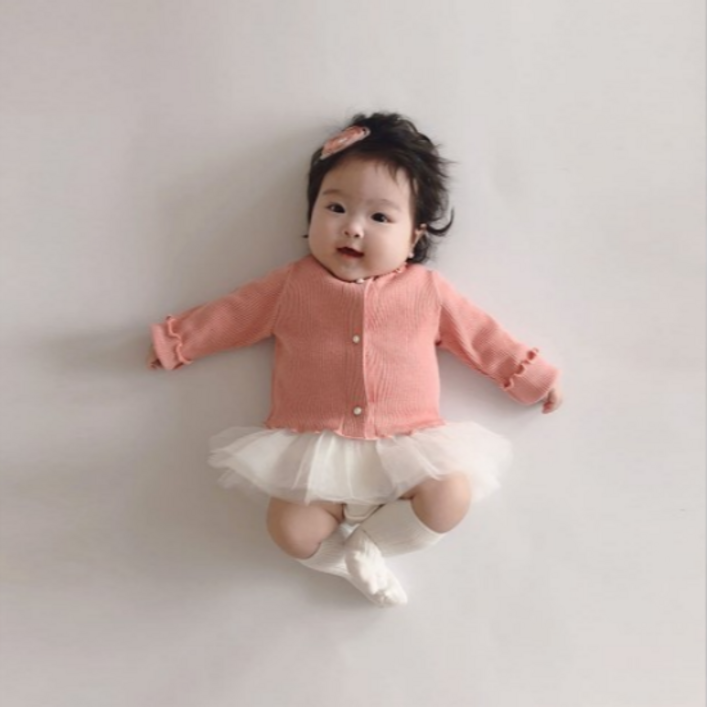 출산백일선물 우이동금손 뉴발레리나수트 가디건 4종세트 포장쇼핑백동봉