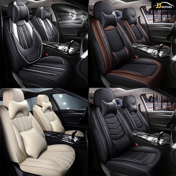 아반떼시트커버 아반떼hd md 가죽시트 기성품 3p 풀세트