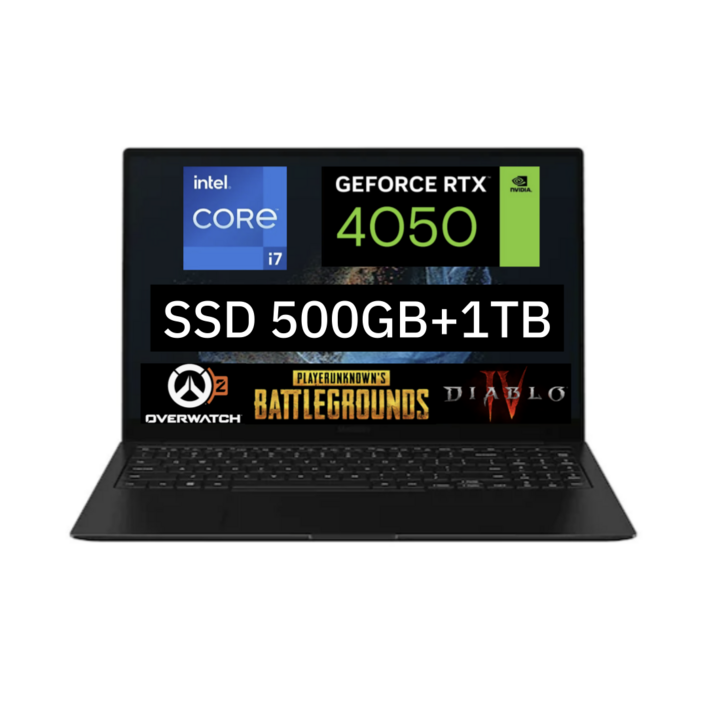 삼성전자 갤럭시북3울트라 16인치 I713세대 RTX4050 기본 SSD 500GB1TB 추가장착 총1,5TB 무선마우스노트북가방