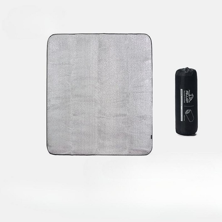 피크닉 돗자리 Pelliot 매트 야외 방습 비치 초음파 양면 알루미늄, A_실버