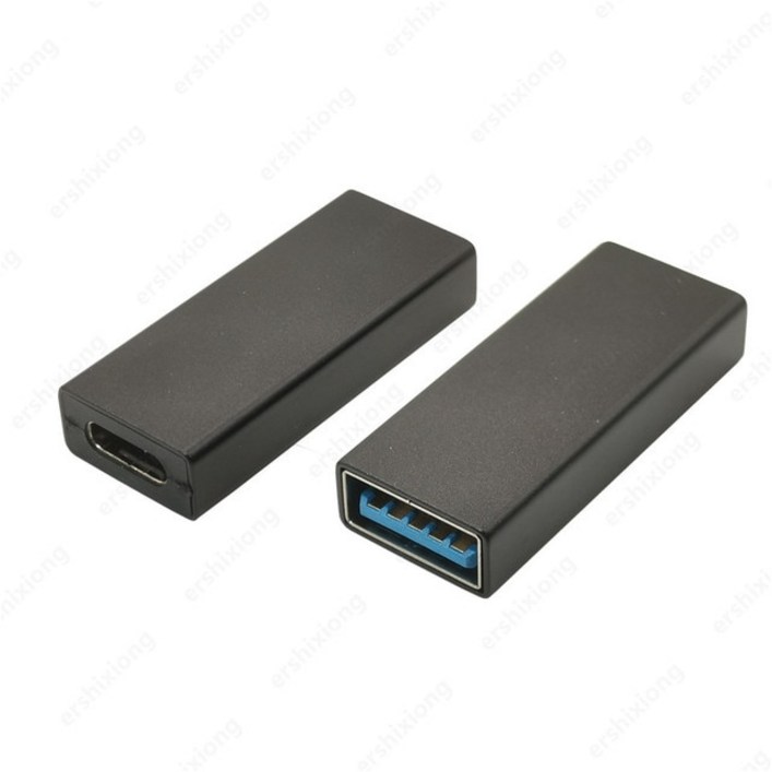usb 3.0 암-유형 c 암 어댑터 usb 3.1-usb3.0converter 어댑터 5gbps aata 전송 블랙 실버