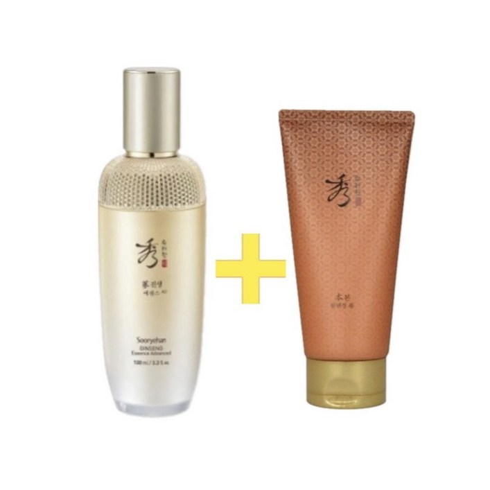 수려한 진생 에센스 어드밴스드 대용량 단품 주름개선 기능성 화장품+수려한 폼클렌징 증정 (한정판매)