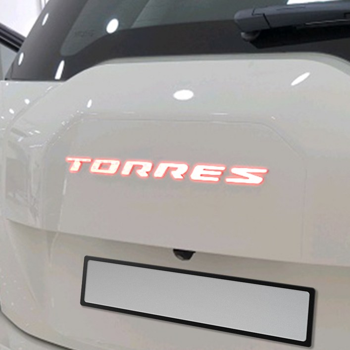 오카 토레스 호환 용품 리어 레터링 엠블럼 리플렉터 반사 스티커 튜닝 악세사리