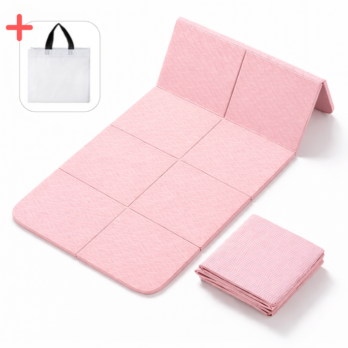 글로윅 접이식 요가매트 파우치 수납 소음방지 운동매트