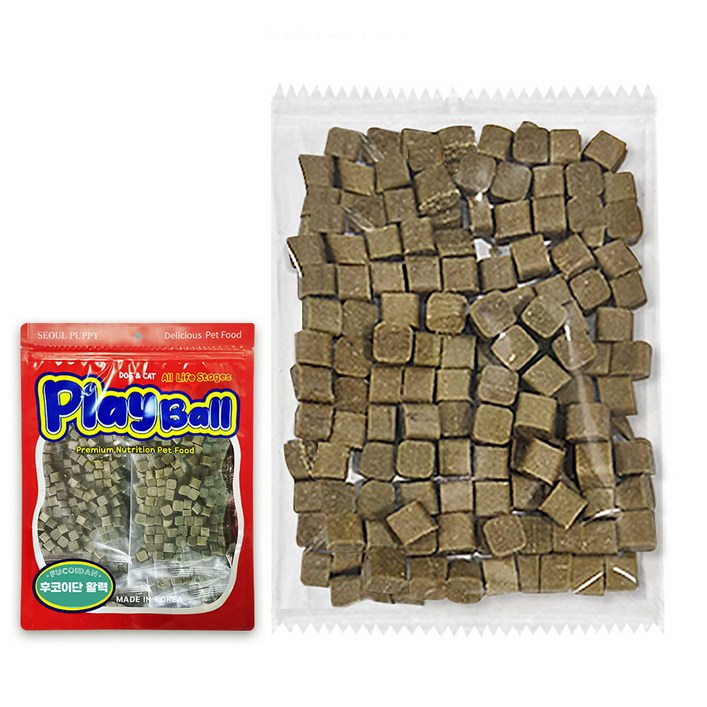 서울퍼피 플레이볼 후코이단 활력 면역 노령 저칼로리 훈련