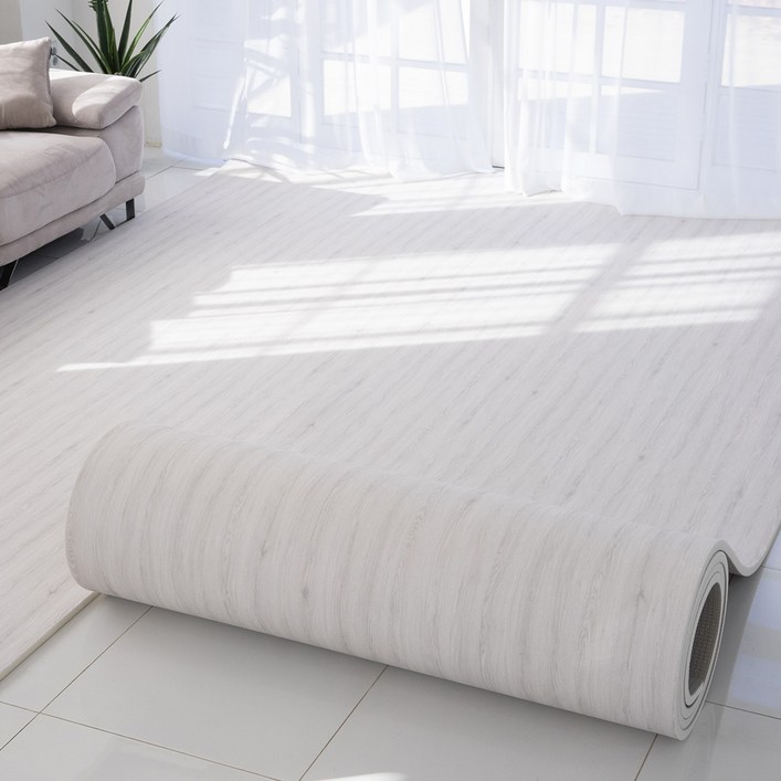 휴팡 디럭스 두께 26mm 고탄성 층간소음 방지 PVC 롤매트 유아 어린이 놀이방매트, 퓨어 오크