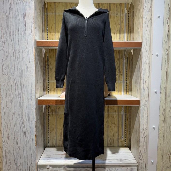 이즈멜본 니트집업롱원피스블랙 SUOK24N30NC충장점