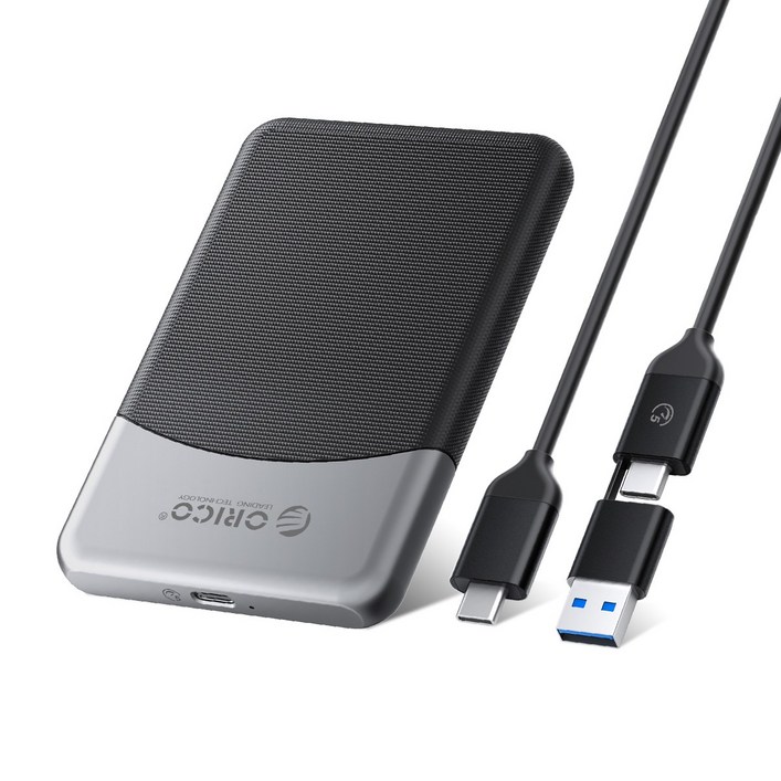 오리코 USB 3.2 Gen1 C타입 휴대용 Portable 외장SSD M25PRO, 1TB, 블랙