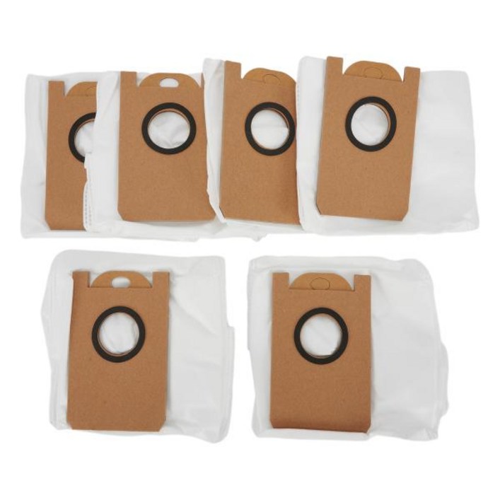 로봇 청소기 소모품 호환 Imou L11Pro 진공 용 먼지 봉투 세척 가능한 재사용 청소 도구 예비 부품 6 개