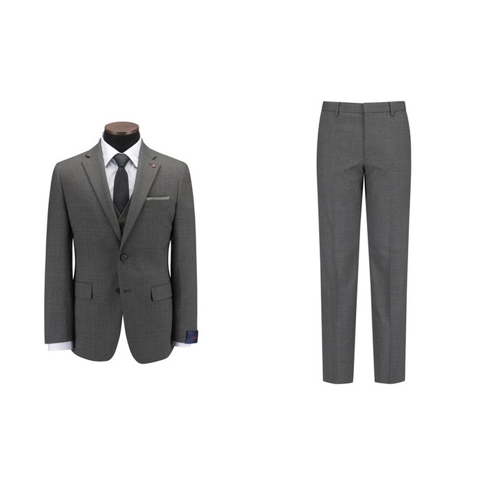 코오롱패션 브렌우드 남성 가을겨울 그레이시베이지 울혼방 스판 슬림핏 정장세트 수트 무료배송