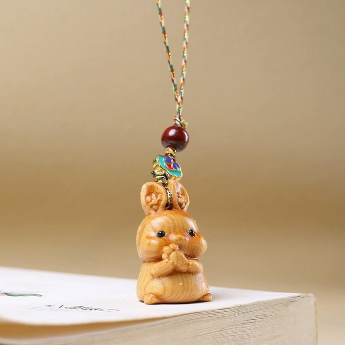 십이지신 띠 키링 귀여운 원목 12간지 띠별 열쇠고리