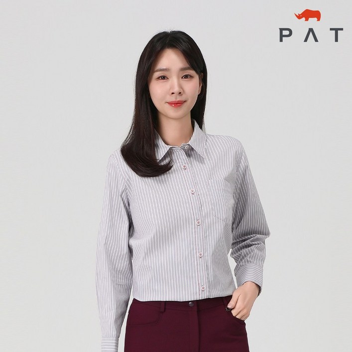 PAT 여성 스트라이프 셔츠QJ21501