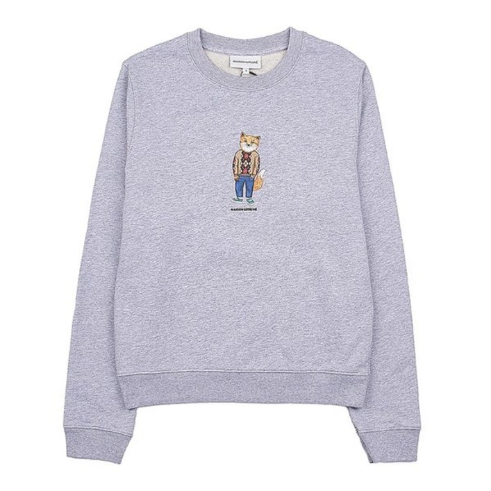 메종키츠네 메종 키츠네 드레스드 폭스 레귤러 맨투맨 LW00309KM0001 LGM 여성