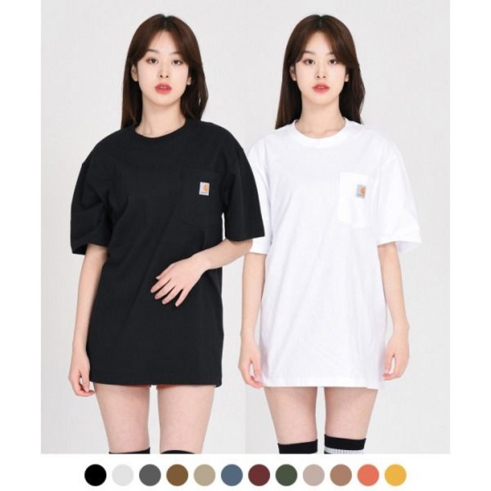 칼하트 (K87) 워크웨어 포켓 반팔 티셔츠