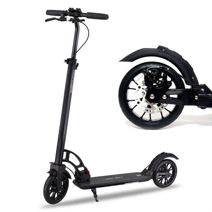 수니몰 품질 좋고 가성비 뛰어난/ 롤릭 주니어 성인 두발 킥보드 / 지금 나에게 필요한 MUST HAVE 아이템, 1개, 블랙