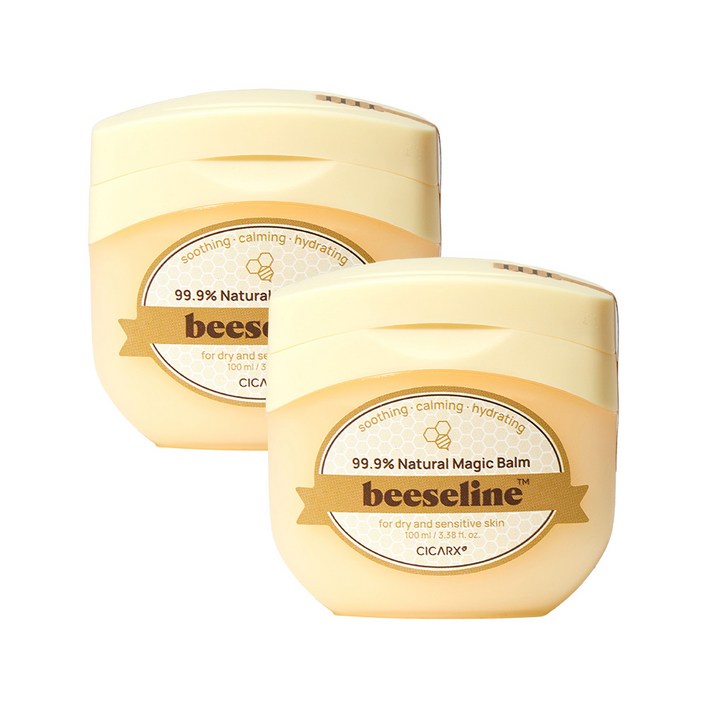 시카알엑스 꿀 바세린 비세린 내추럴 매직 밤 2X 천연 바세린, 2개, 100ml