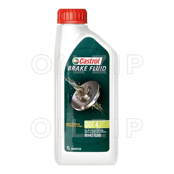 오일마트 캐스트롤 100합성브레이크오일  DOT4 1리터 100합성브레이크액