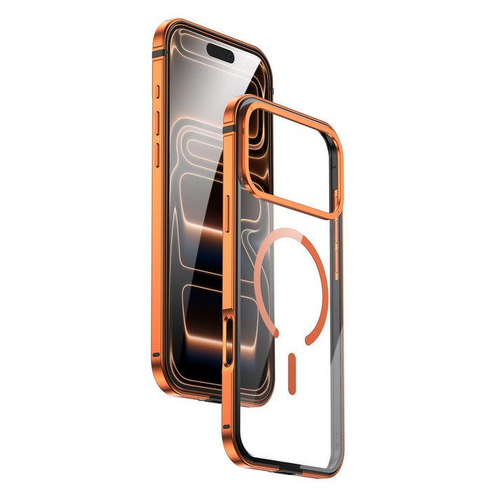 티타늄 합금 프레임 공법 맥세이프 마그네틱 휴대폰 케이스