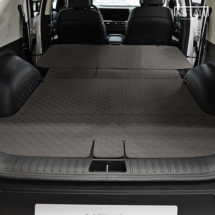 디올뉴 넥쏘 2세대 스퀘어 가죽 카매트, 라이트그레이