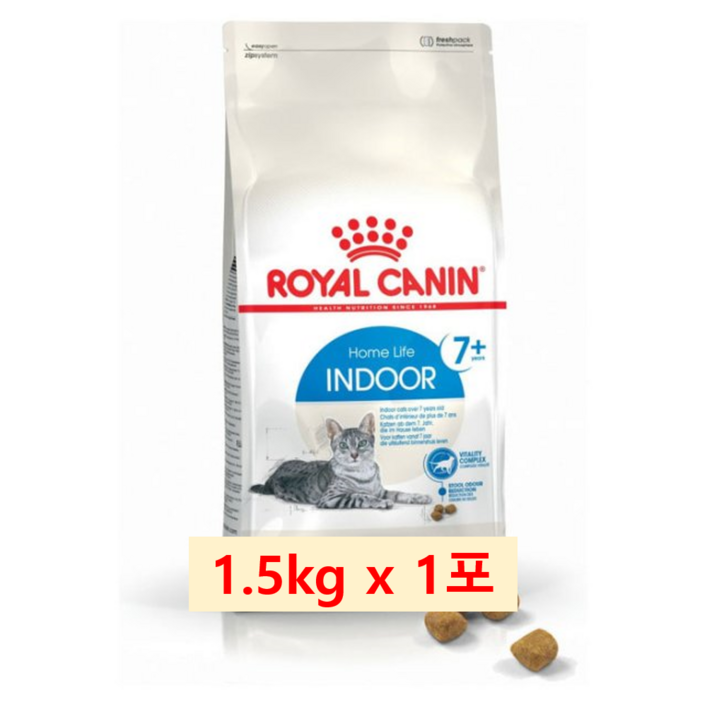 로얄캐닌 인도어 7+ 1.5kg, 1개, 1.5kg