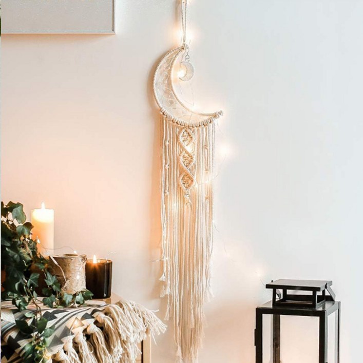 MIROSE 마크라메 인테리어 소품 벽장식 홈데코 월행잉 행운 감성소품