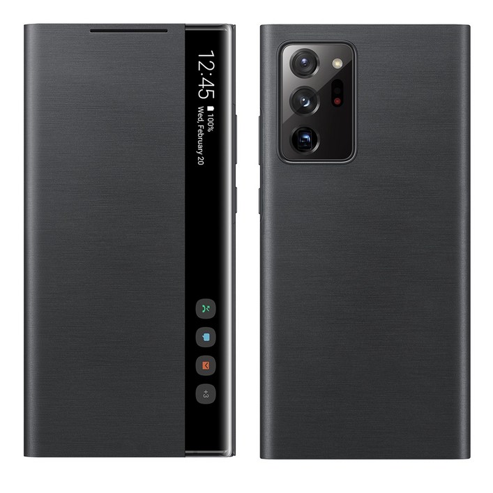 FOXON 갤럭시 노트20노트20 울트라 스마트 클리어뷰 커버 케이스 호환 Galaxy Note 20Ultra 5G 케이스