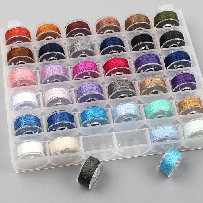 가정용 미싱 보빈 밑실 북알 세트, 1세트, 가정용실감긴 북알칼라36P