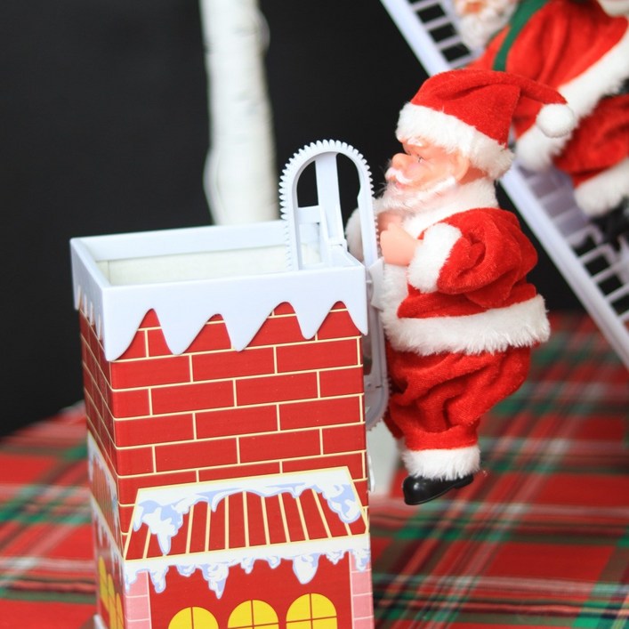 크리스마스 춤추는 인형 굴뚝 산타 인형 움직이는 이벤트