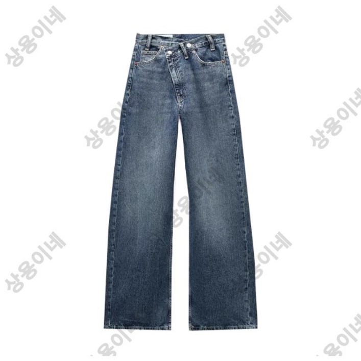 ZARA 자라 데님팬츠 캐주얼 와이드핏 청바지 ZARA