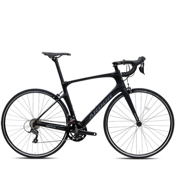 프로마스터 풀카본 로드자전거 스피아3.0 시마노 소라18단, 1개, 165cm, 스피아3.0 450 매트블랙레드 조립셋팅