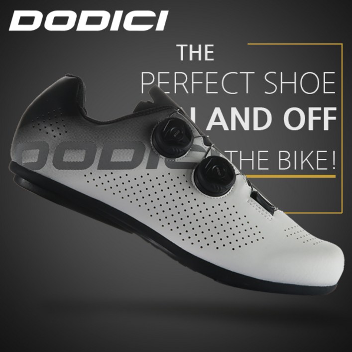 도디치 평페달 슈즈 베타BWNOR001 자전거신발 사이클 슈즈 평페달신발, 블랙화이트, 235