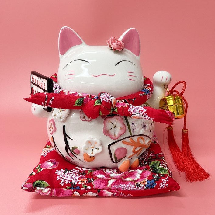 개업선물 일본전통 행운복고양이 마네키네코 복냥이 인테리어소품 데스크장식품 국내당일배송, 혼합색상