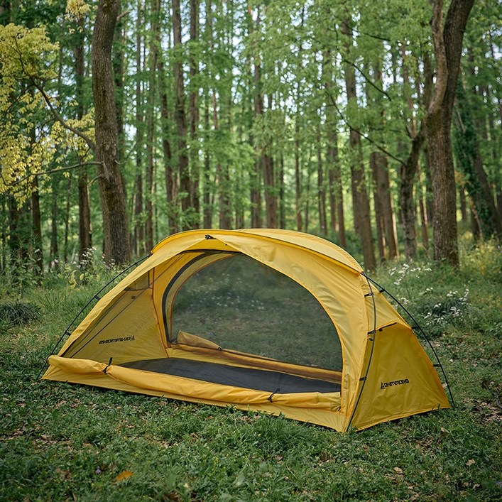 캠핑 텐트 12인용, 배낭 캠핑 텐트 방수형, 초경량 휴대용 텐트  캠핑, 하이킹, 야외, 파티, 해변용, 어른 어린이를 위한 경량 세팅 간편 텐트, 1개, YELLOW