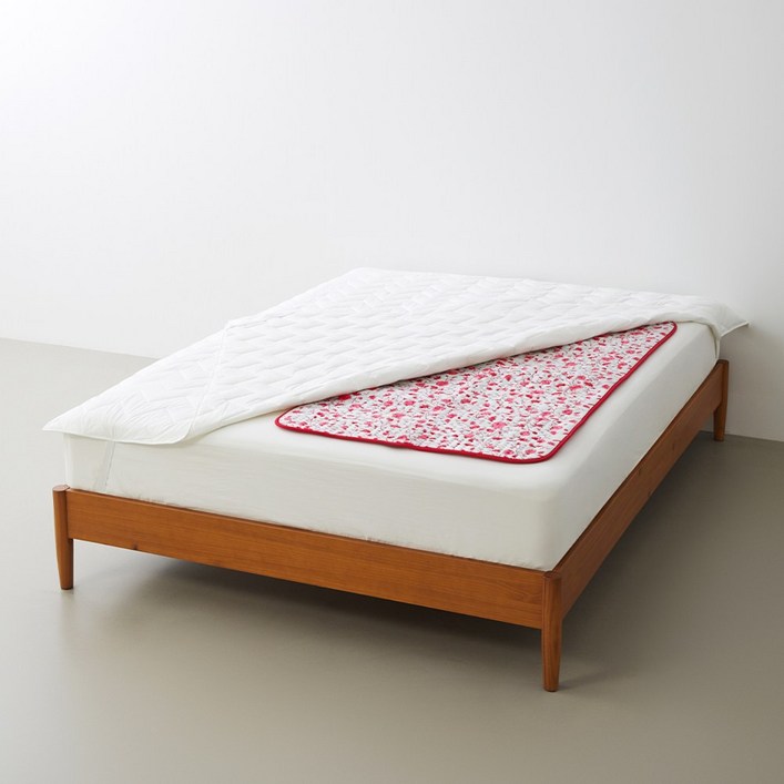 보이로 전기요 6단 1인용 UB03 레드플라워 워셔블 전기매트 온열매트