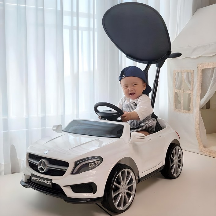 [주비에라] 벤츠 유아 전동 푸쉬카 푸시카