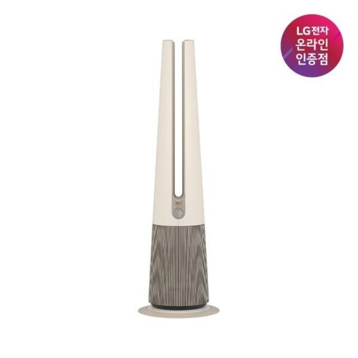 LG전자 퓨리케어 오브제컬렉션 에어로타워 Hit온풍 겸용 UV팬살균 카밍베이지FS065PSKA