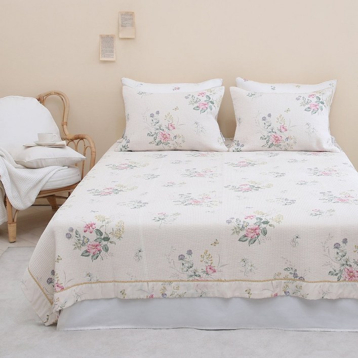 브랜드매장판 엘르 라몽드 모달 목화 스프레드Qs