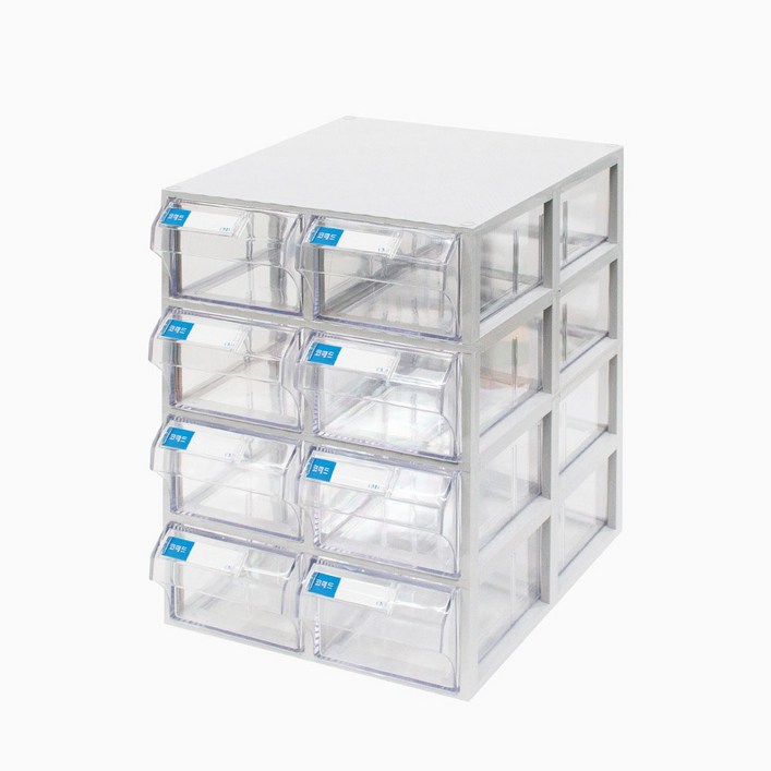 코메드 CMD6024 멀티박스 8칸 투명서랍장