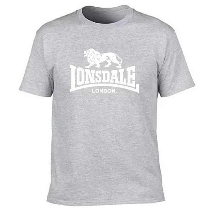패디큐어,발네일2025 New Lion Lonsdale 프린트 그래픽 티셔츠  및   티셔츠  남성복 streetwear