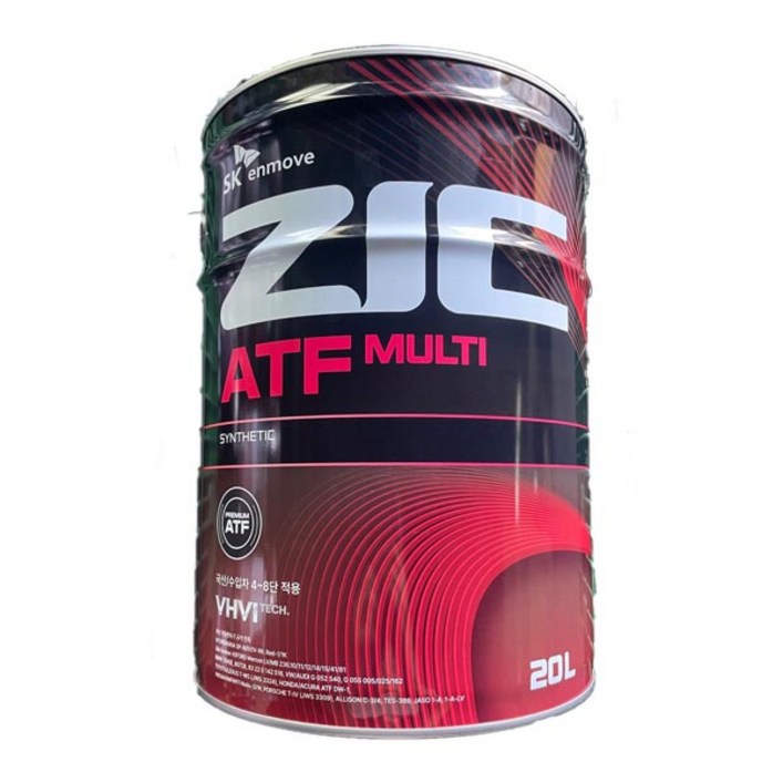 ZIC ATF MULTI 20L 자동미션오일 미션오일