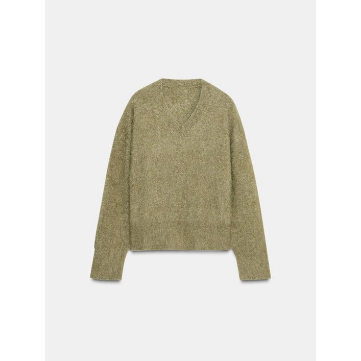 ZARA 자라 브러쉬드 소프트 브이넥 니트 스웨터 9598191 9598191